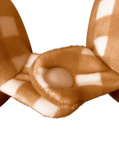 Travel U Shaped Orange Memory Foam Neck Pillow
