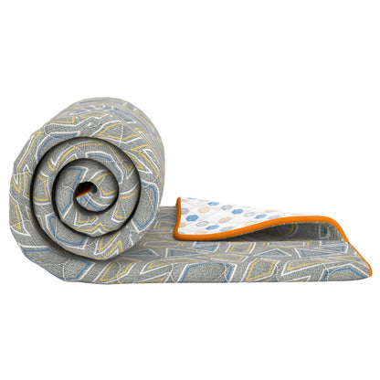 Merlin Pure Cotton Grey & White Criss Cross Single Dohar