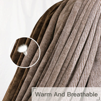 Premium Brown Double Flannel Blanket