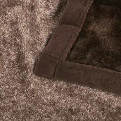 Premium Brown Double Flannel Blanket