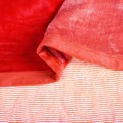 Premium Red Double Flannel Blanket