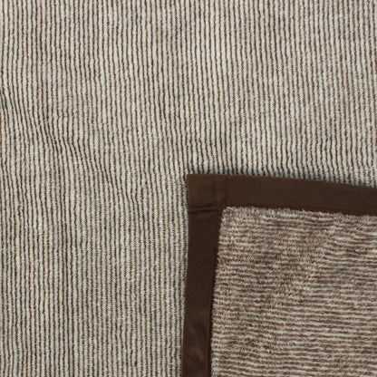 Premium Brown Double Flannel Blanket