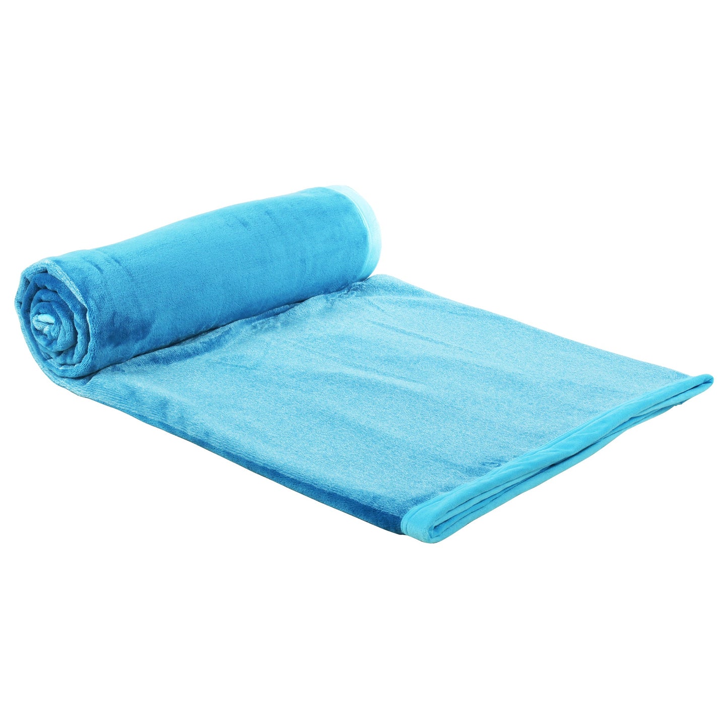 Premium Sky Blue Double Flannel Blanket