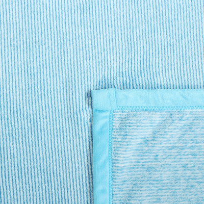 Premium Sky Blue Double Flannel Blanket