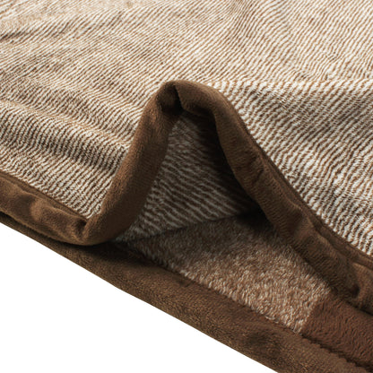 Premium Brown Double Flannel Blanket