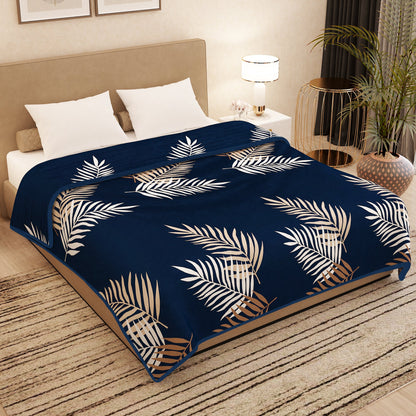 BLANKET LUXE Dark Blue Double Size Luxe Blanket