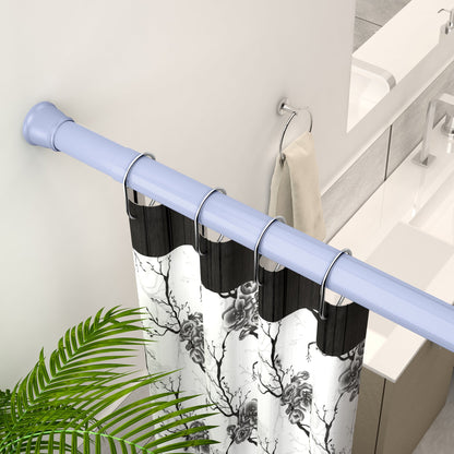 Modern Adjustable Extendable Shower Curtain Rod - Pack of 2 - Light Purple