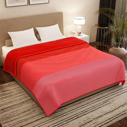 Premium Red Double Flannel Blanket