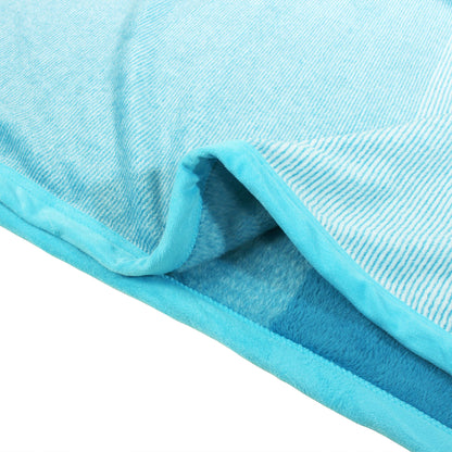 Premium Sky Blue Double Flannel Blanket