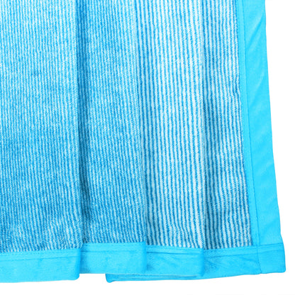 Premium Sky Blue Double Flannel Blanket