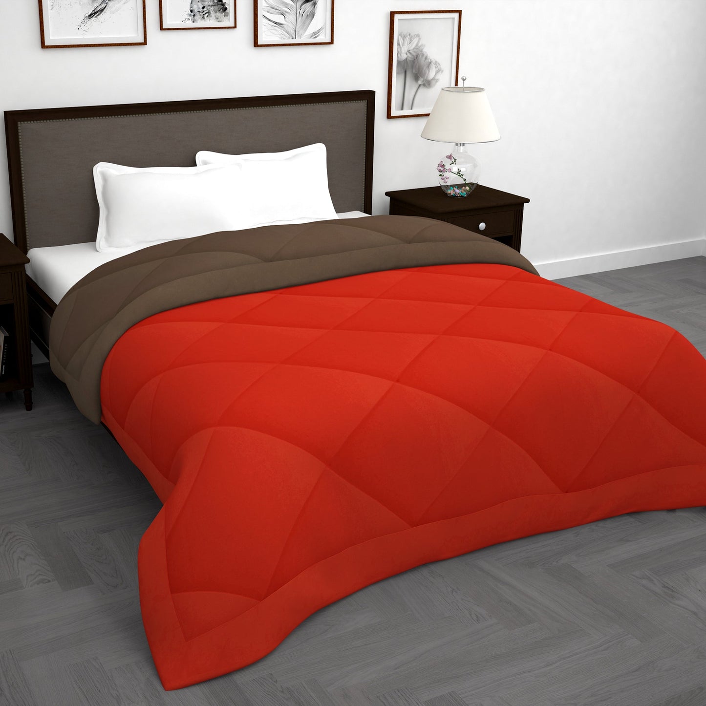 200 GSM Microfibre Reversible Double Comforter