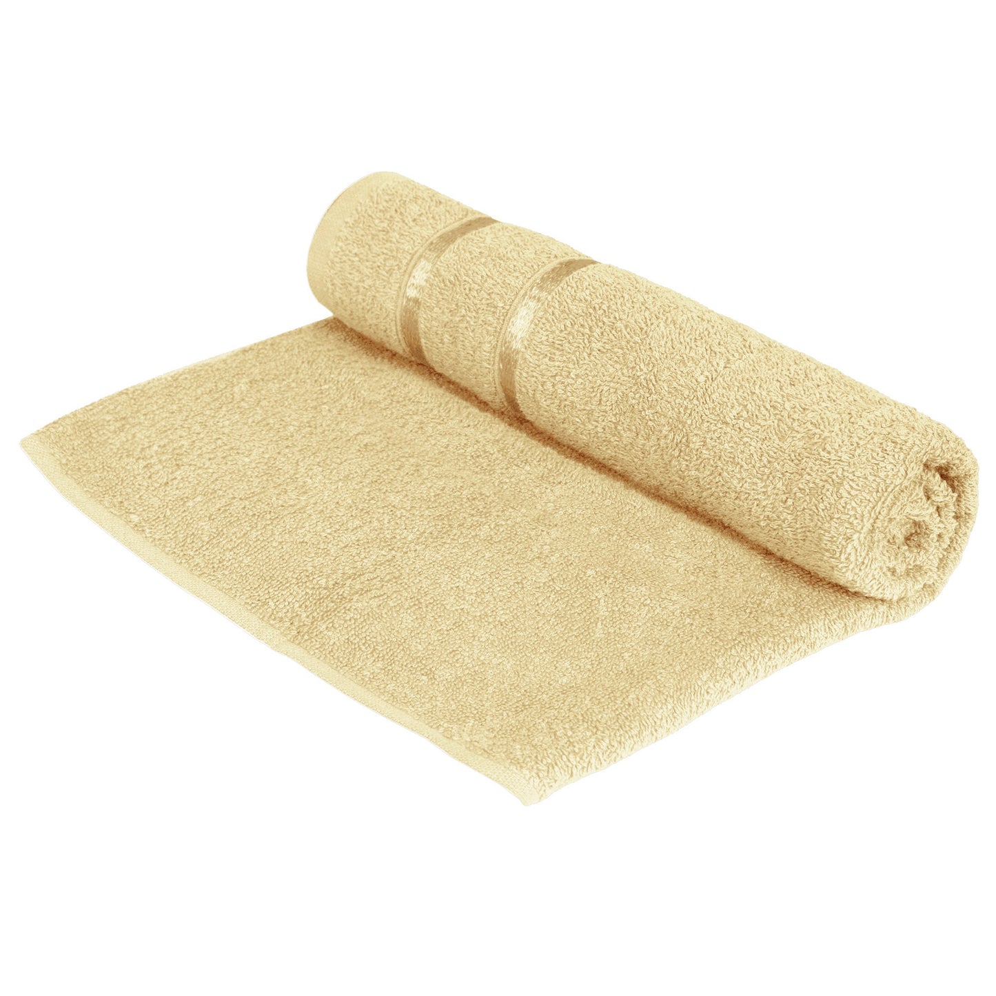 Story@Home 2 Units 100% Cotton Bath Towels - Wine Red and Beige