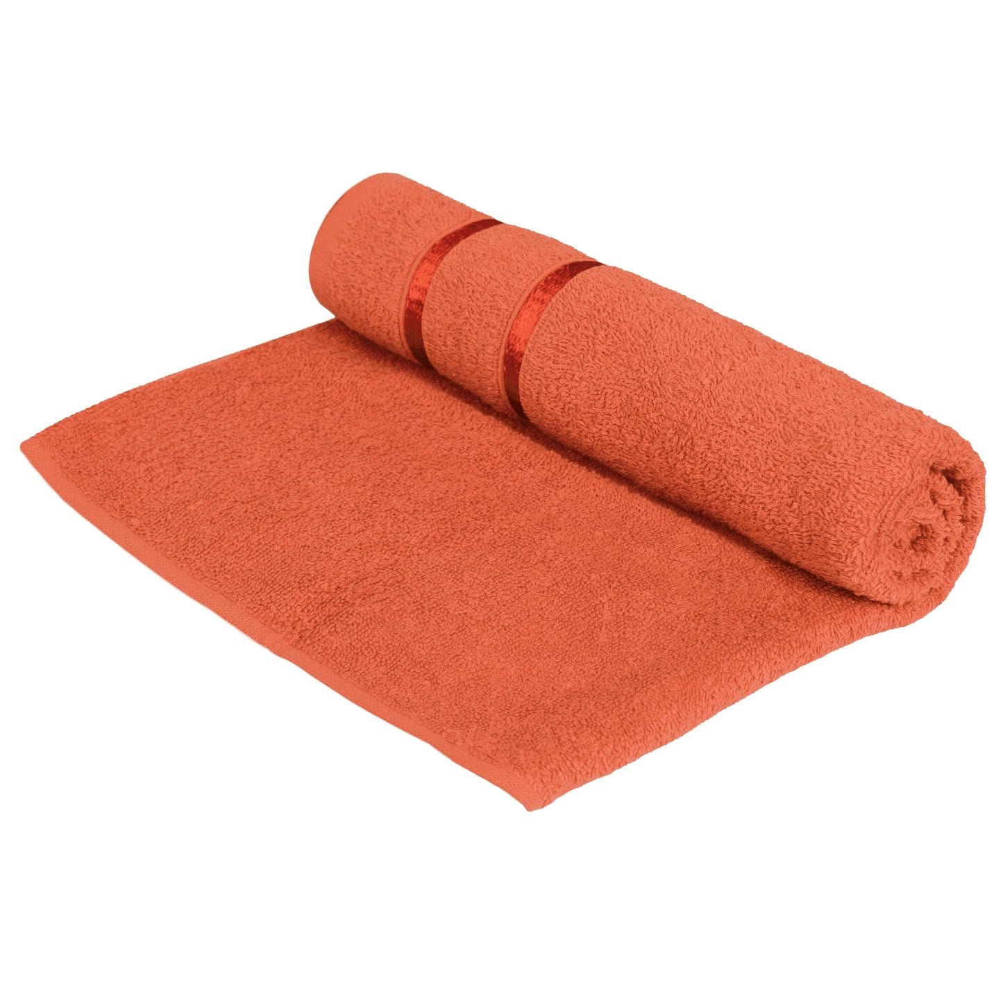 Story@Home 3 Units 100% Cotton Ladies Bath Towels - Orange , White and Green