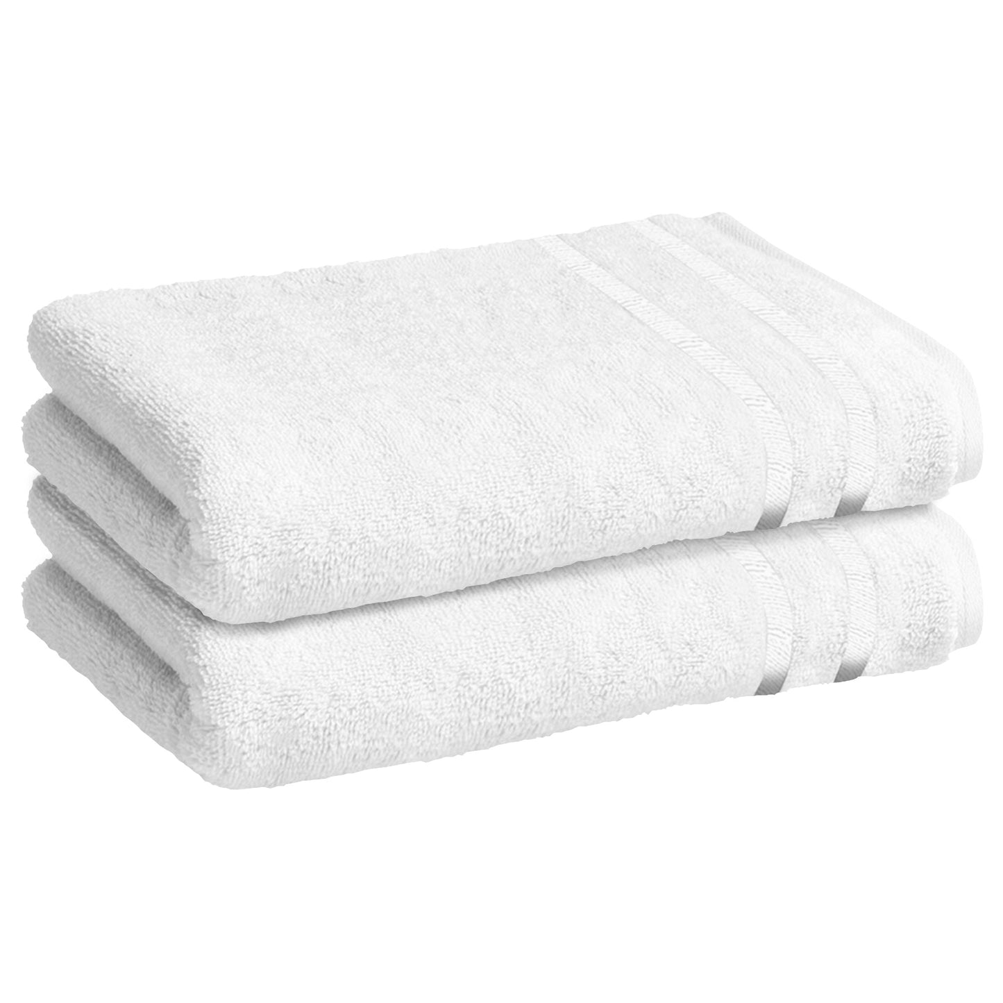 Story@Home 2 Units 100% Cotton Bath Towels - White