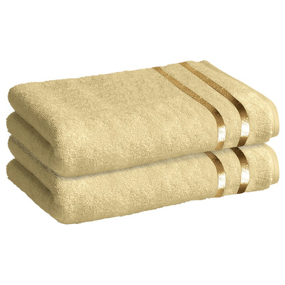 Story@Home 2 Units 100% Cotton Ladies Bath Towel - Beige