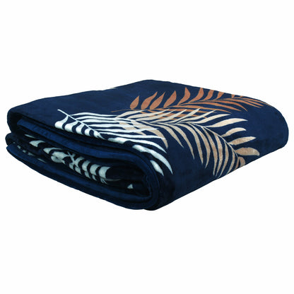 BLANKET LUXE Dark Blue Single Size Luxe Blanket