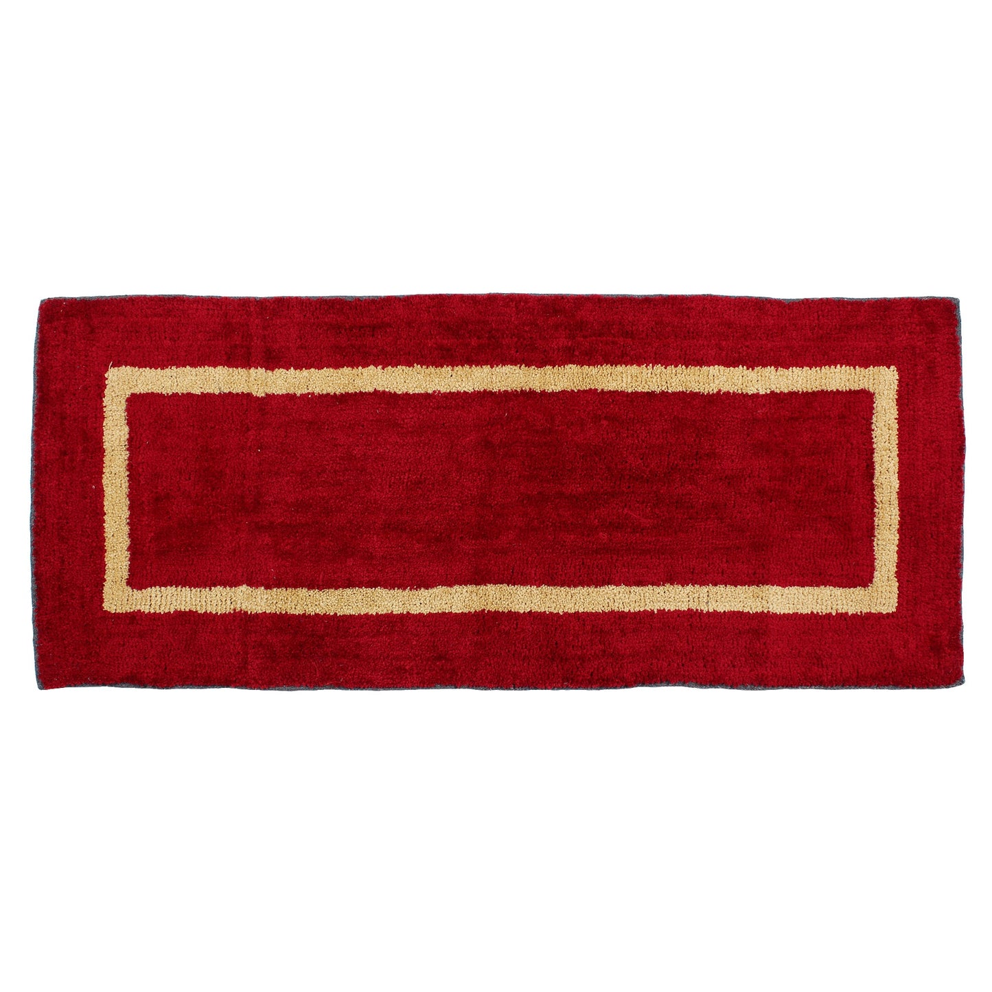 Polyster Red Abstract 1 UNIT HANDLOOM BED RUNNER