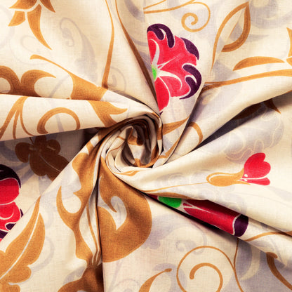Story@Home 186 TC 100% Cotton 2 Double Bedsheets Combo With 4 Pillow Covers - Multi color