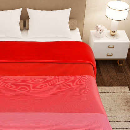 Premium Red Double Flannel Blanket