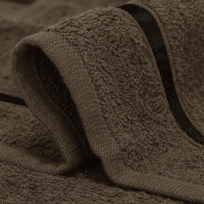 Story@Home 2 Units 100% Cotton Bath Towels - Brown and Charcoal Grey