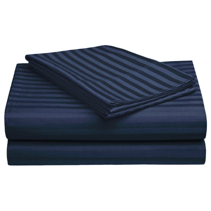 PAVO Tranquil Luxurious Premium Hotel Quality  (Indigo Blue) King size Bedsheet