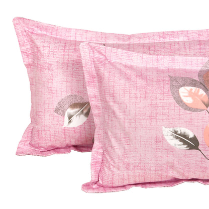 Story@Home 210TC 100% Cotton Floral King size 2 Bedsheet With 4 Pillow Covers