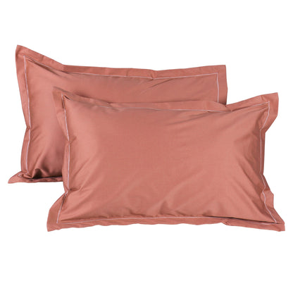 400 TC 100% Cotton Peach 1 Unit King size Bedsheet with 2 pillow Covers