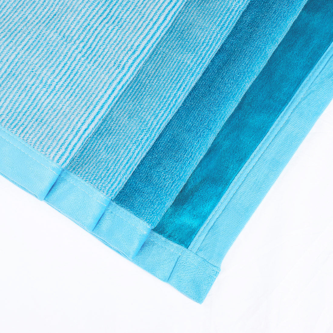 Premium Sky Blue Double Flannel Blanket