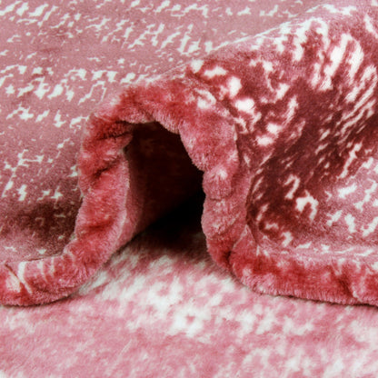 Luxe Blanket 500 GSM Pink Double Size