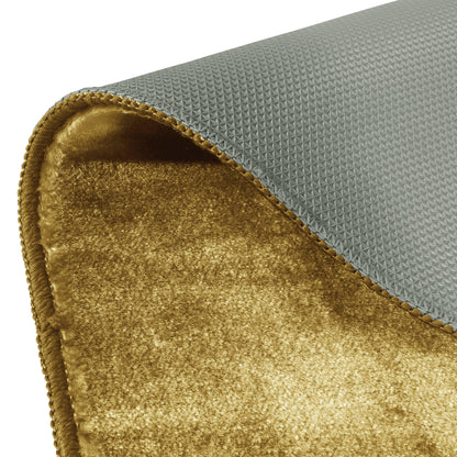 Runner Yellowish Brown Solid Pattern Carpet