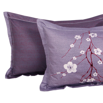 Forever 210 TC Violet King Size Bedsheet