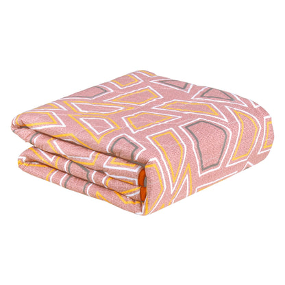 Merlin Pure Cotton Pink & Peach Criss Cross Single Dohar