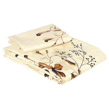 Story@Home 208 TC 100% Cotton Multicolor 2 Single Bedsheet Combo with 2 Pillow Covers