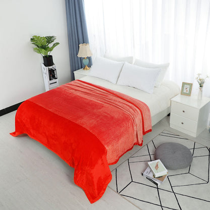 Premium Red Double Flannel Blanket