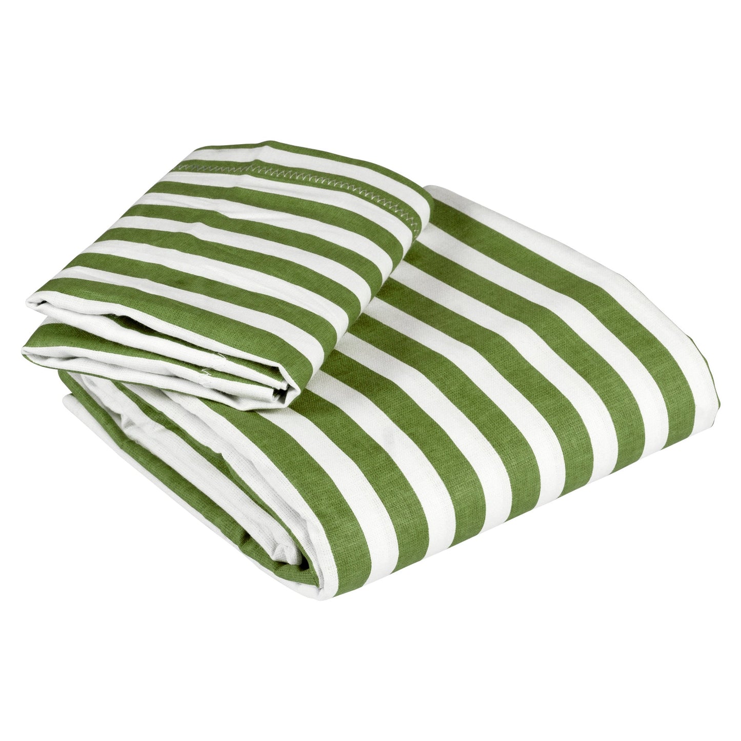 Story@Home 208 TC 100% Cotton Blue & Green 2 Single Bedsheet Combo with 2 Pillow Covers