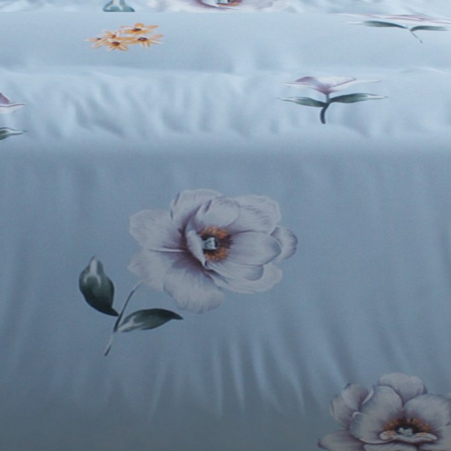 Studio Luxurious 144 TC 100% Cotton Blue Double Bedsheet