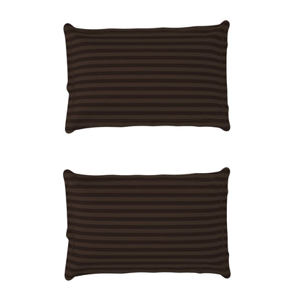 300 TC Brown 1 King Size Bedsheet With 2 Pillow Cover