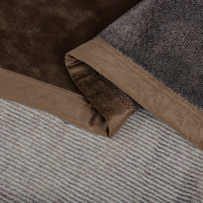Premium Brown Double Flannel Blanket