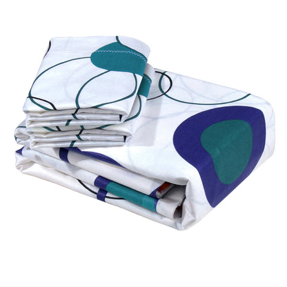 Metro Cotton Double Bedsheets Combo - 186 TC- Mutlicolor - Fancy Mix N Match and Floral