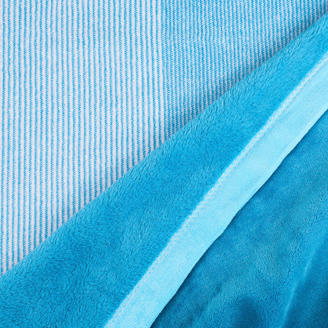 Premium Sky Blue Double Flannel Blanket