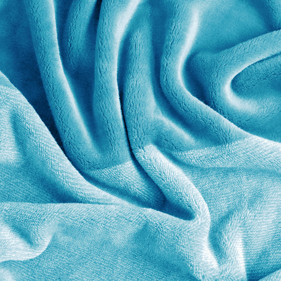 Premium Sky Blue Double Flannel Blanket