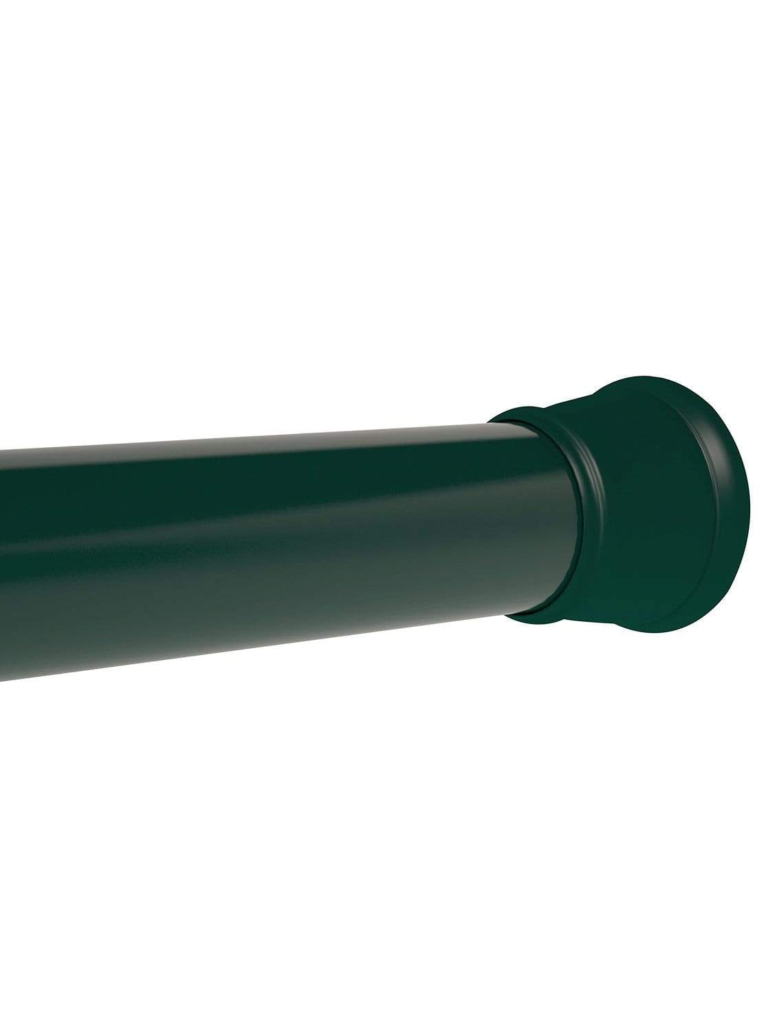 Modern Simple Lightweight Adjustable Extendable Stable Shower rod - Pack of 2 - Green