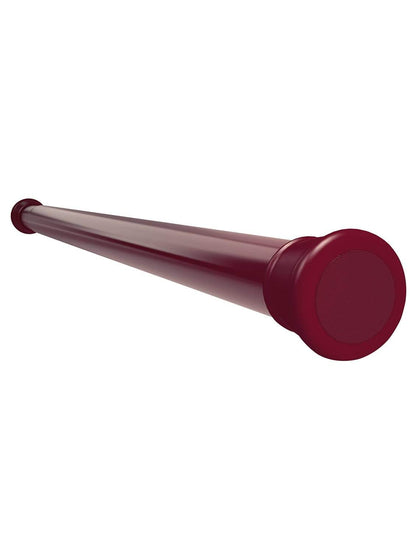 Modern Simple Lightweight Adjustable Extendable Stable Shower rod - Pack of 2 - Maroon