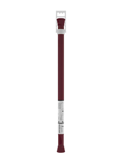 Modern Simple Lightweight Adjustable Extendable Stable Shower rod - Pack of 2 - Maroon