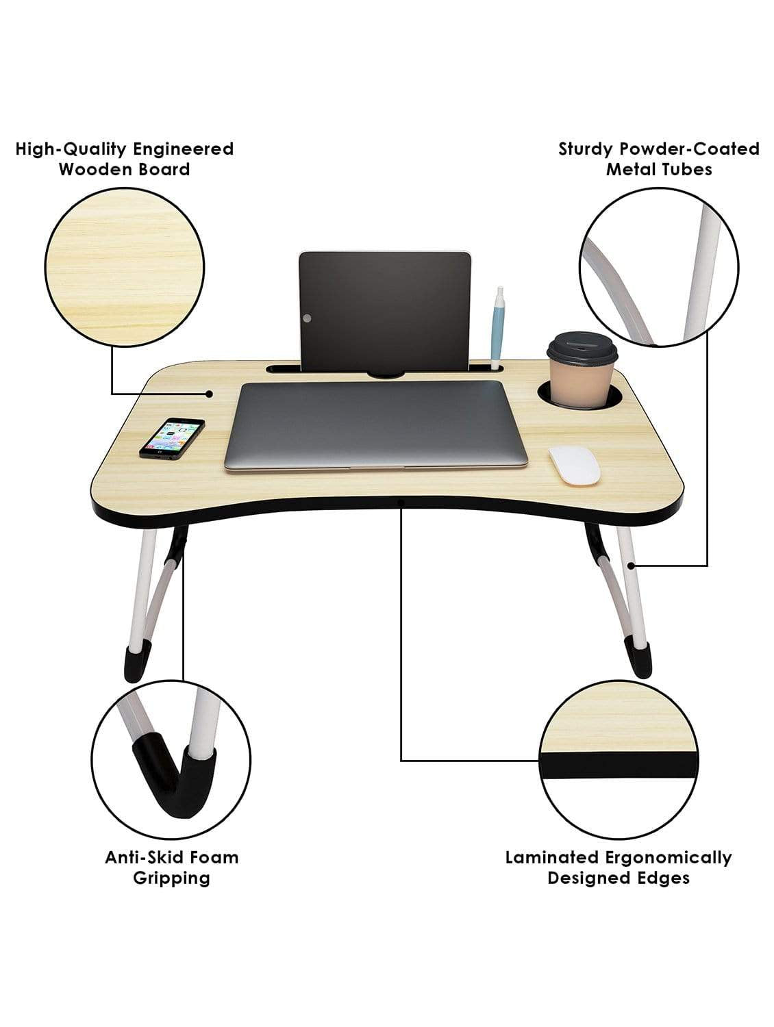 Multipurpose Foldable Laptop Table Story@Home