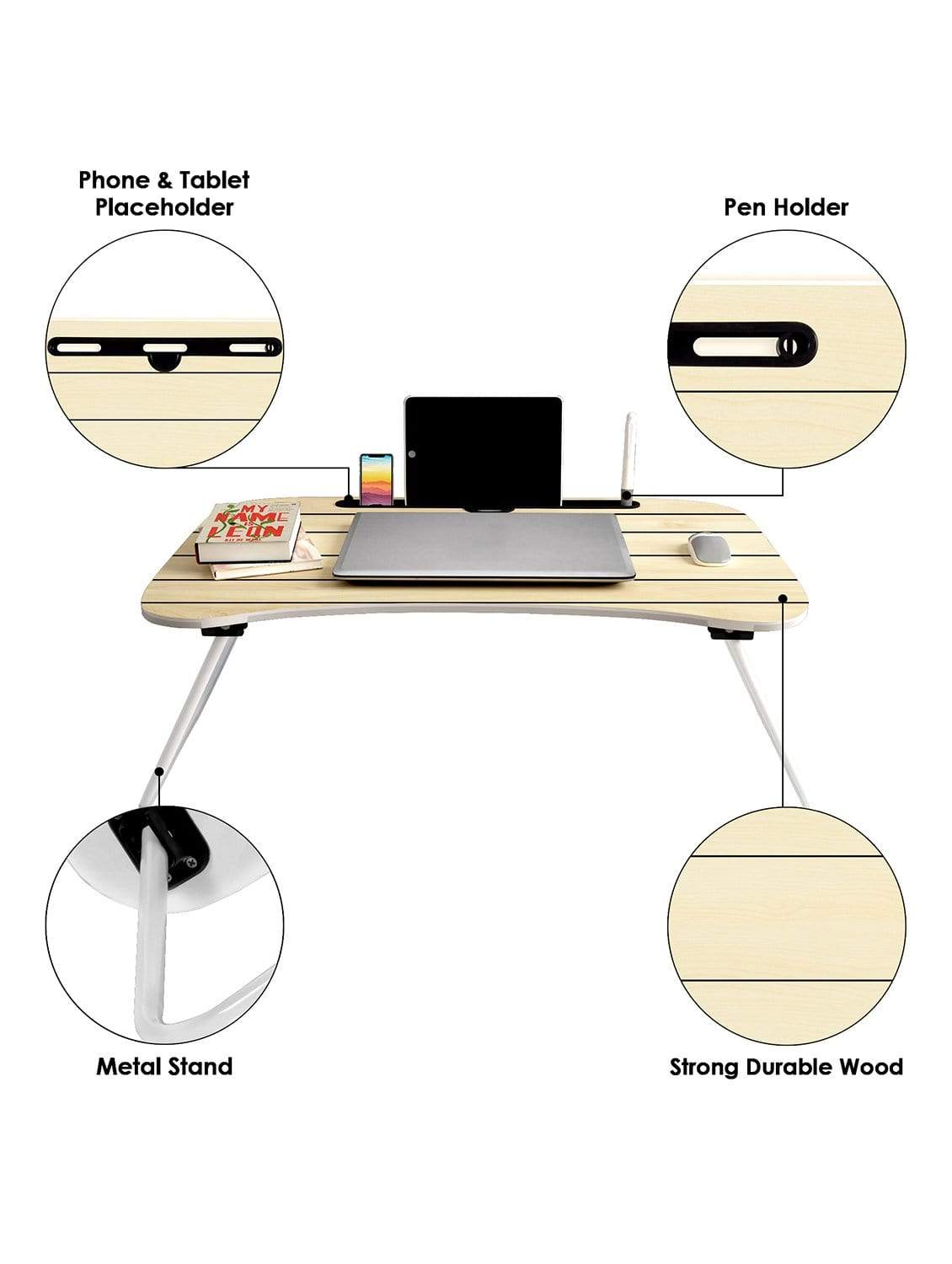 Multipurpose Foldable Laptop Table Story@Home