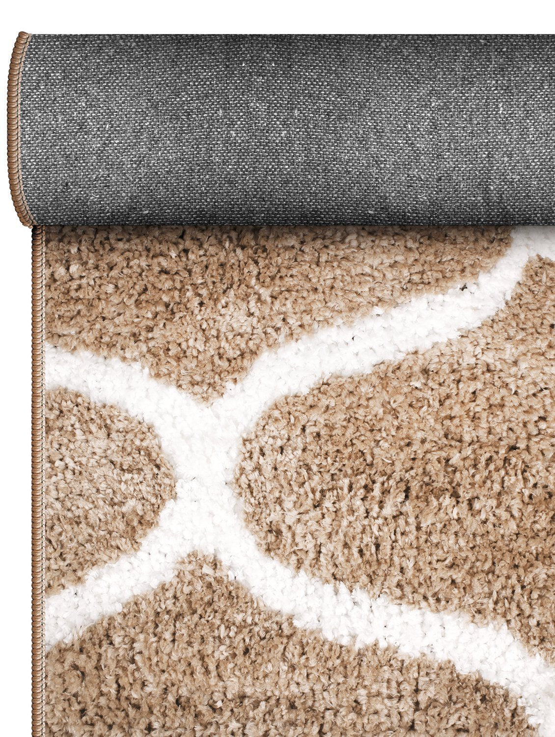 Story@Home Abstract Pattern 36" X 60", Brown 1 PC Carpet Story@Home