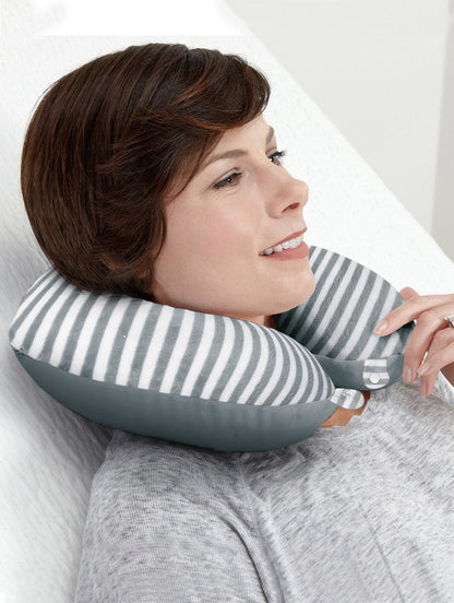 Travel U Shaped Memory Foam Neck Pillow Story@Home