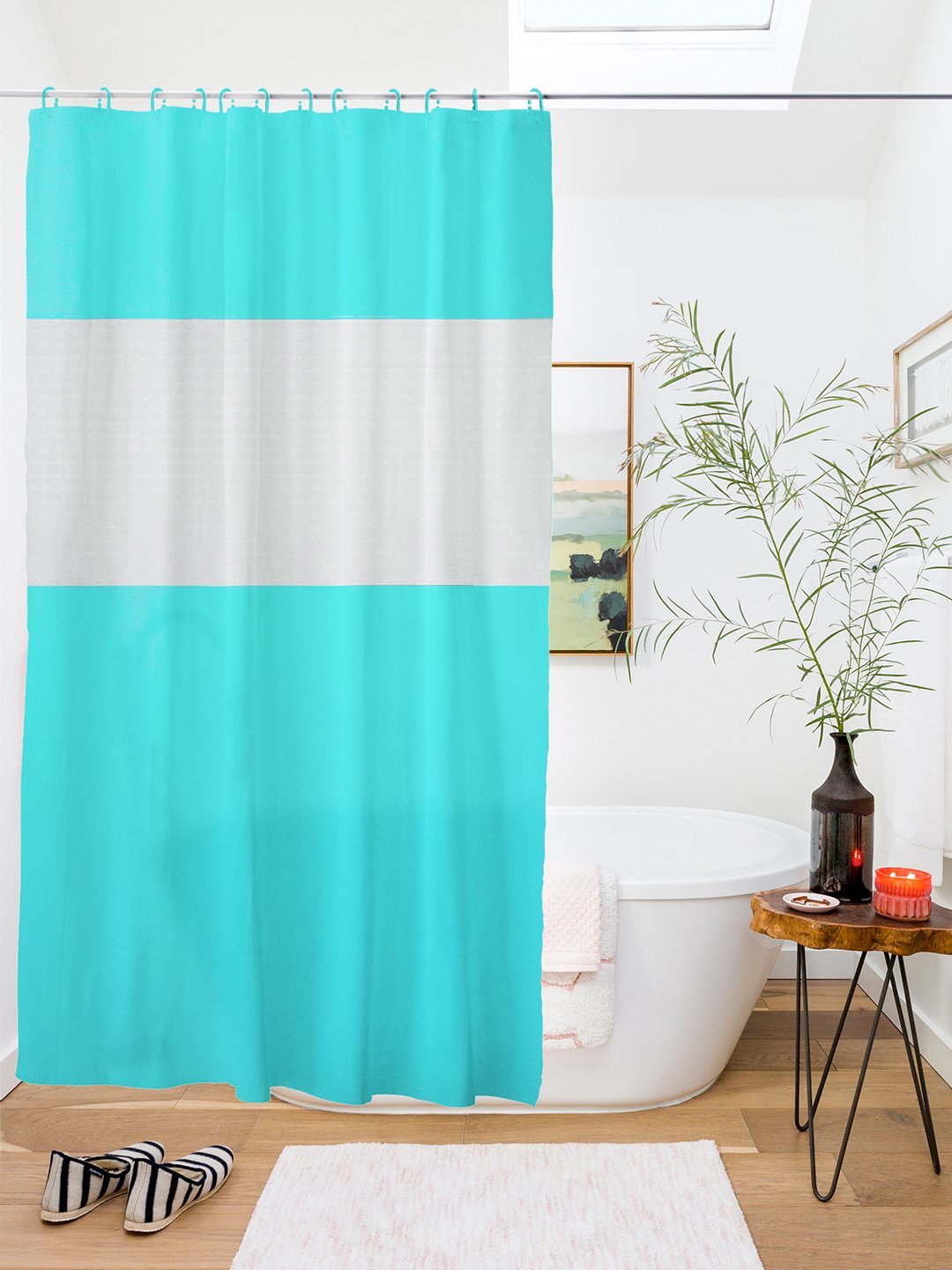 Waterproof Shower Curtains Isolation Curtain Story@Home