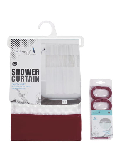 Waterproof Shower Curtains Isolation Curtain Story@Home